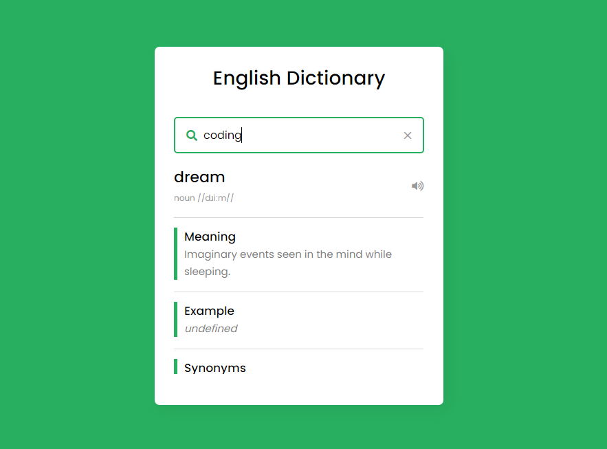 Dictionary